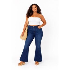 ARULA Hi Rise Flare Jeans
